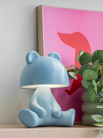 LEITMOTIV | Lampe de table LED BEAR bleu clair
