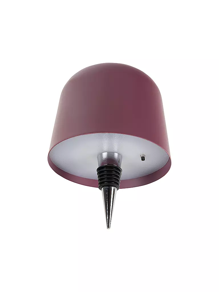 LEITMOTIV | Lampe de bouteille LED CONE HAT Dark Mauve | Baie
