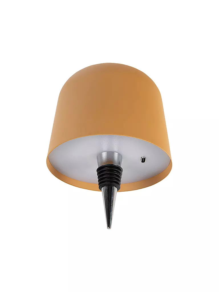 LEITMOTIV | Lampe de bouteille LED CONE HAT Orche Yellow | Jaune