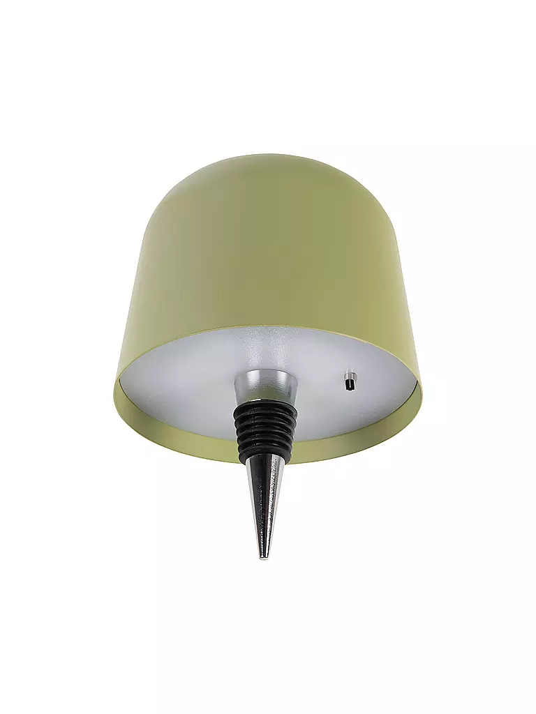 LEITMOTIV | Lampe de bouteille LED CONE HAT Tea Green | grün