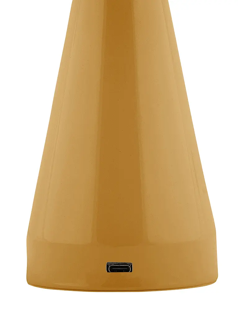 LEITMOTIV | Lampe de table LED 15,5x20,56cm Jaune Ocre | gelb