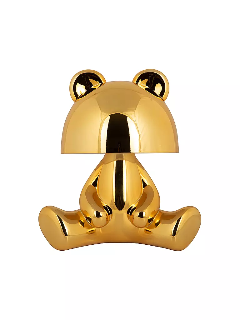 LEITMOTIV | Lampe de table LED BEAR Bluetooth plaqué or | 