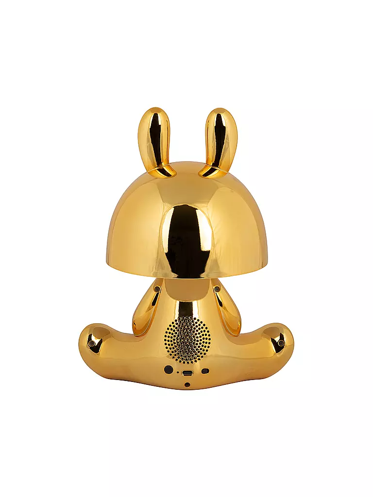 LEITMOTIV | Lampe de table LED BUNNY Bluetooth Plaqué Or | 