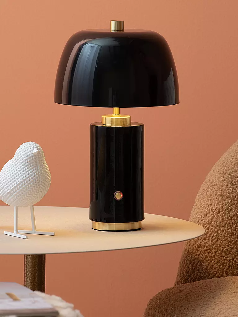 LEITMOTIV | Lampe de table LED FREYA Iron Black | schwarz