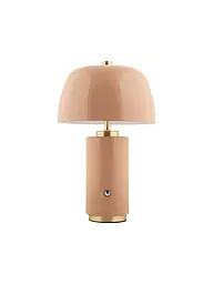 LEITMOTIV | Lampe de table LED FREYA Iron Black | Marron clair
