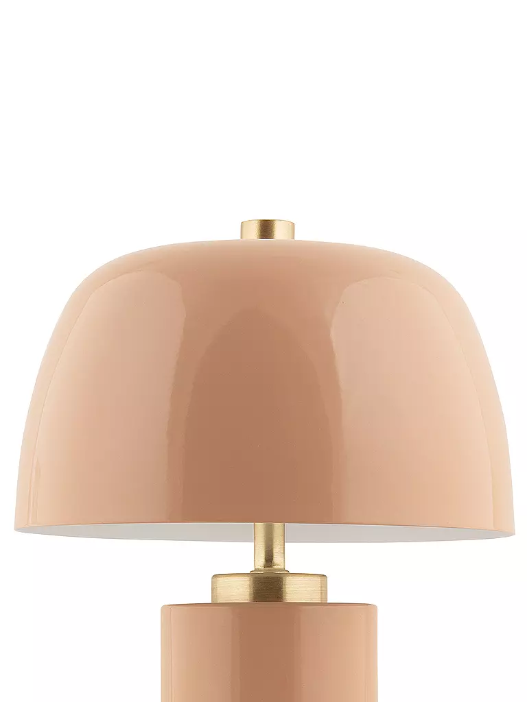 LEITMOTIV | Lampe de table LED FREYA Iron Soft Brown | hellbraun