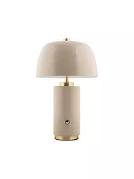 LEITMOTIV | Lampe de table LED FREYA Iron Black | Gris clair