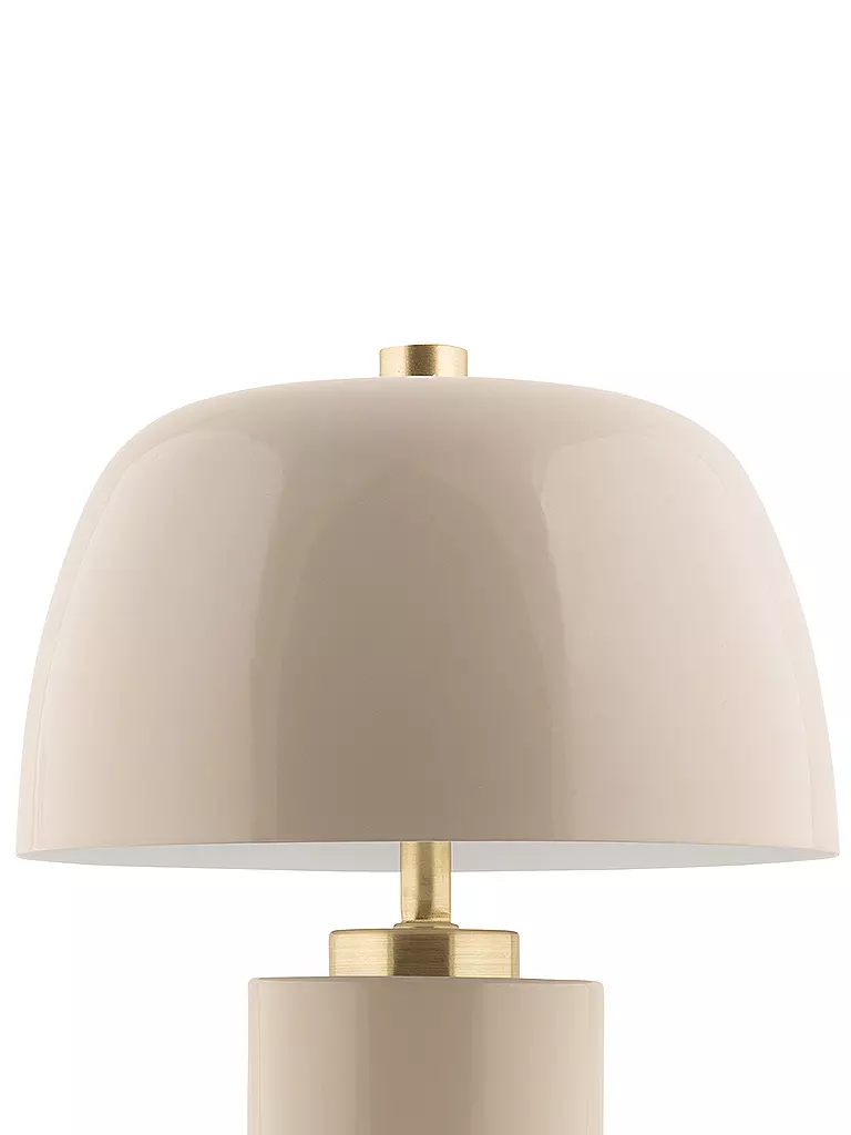 LEITMOTIV | Lampe de table LED FREYA Iron Warm Grey | hellgrau