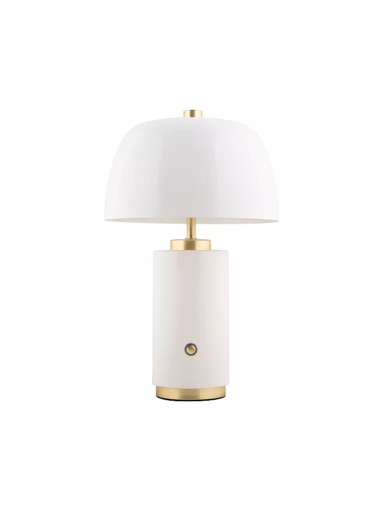 LEITMOTIV | Lampe de table LED FREYA Iron White | weiss