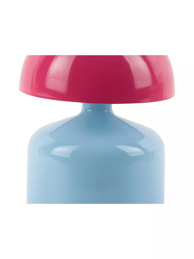 LEITMOTIV | Lampe de table LED FUNKY IMPETU Bleu Doux/Rose Vif | Bleu clair