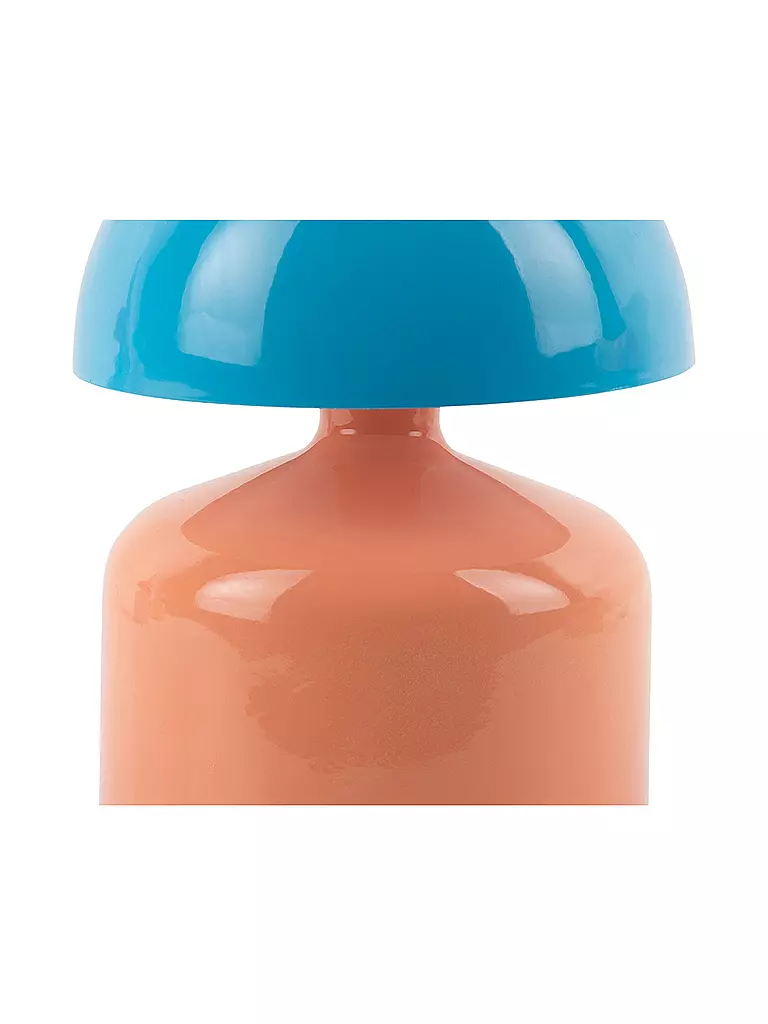 LEITMOTIV | Lampe de table LED FUNKY IMPETU Pêche Orange/Bleu Aqua | 