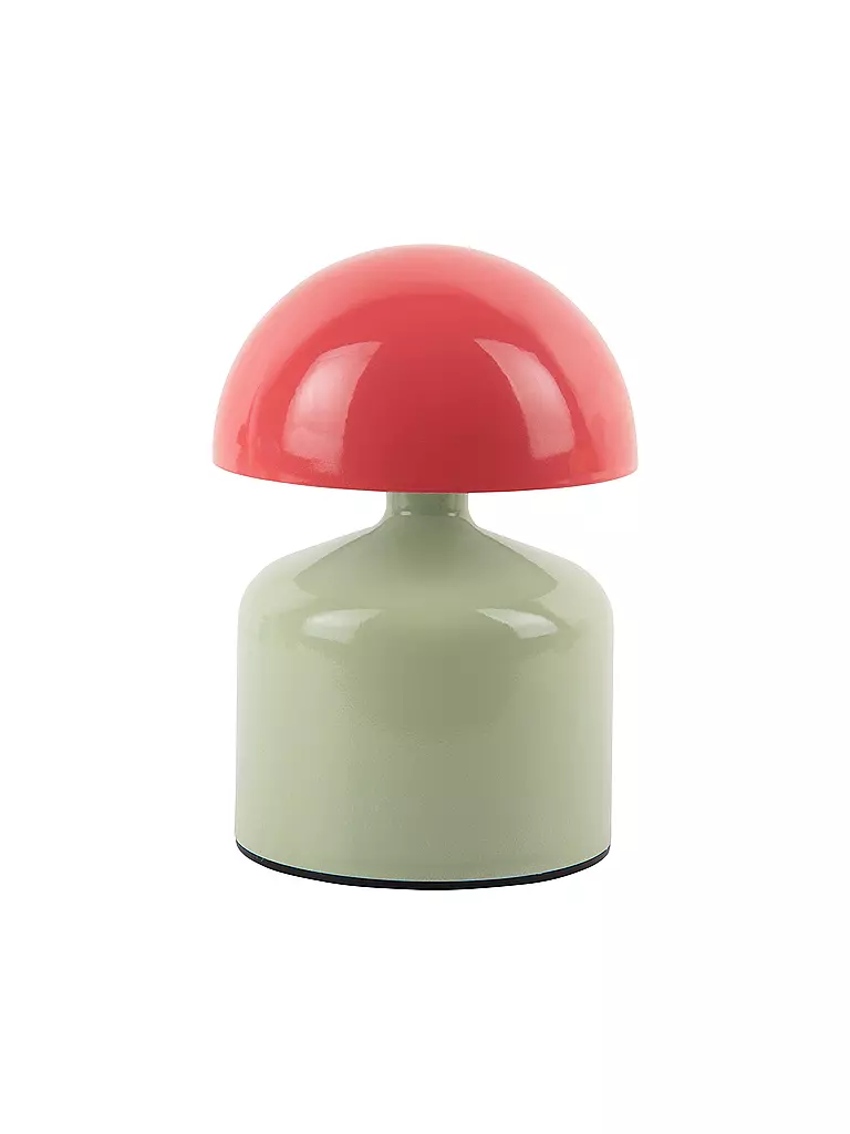 LEITMOTIV | Lampe de table LED FUNKY IMPETU Vert tendre/Rouge écarlate | hellgrün