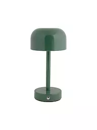 LEITMOTIV | Lampe de table LED JAMES Iron Shine White | Vert foncé