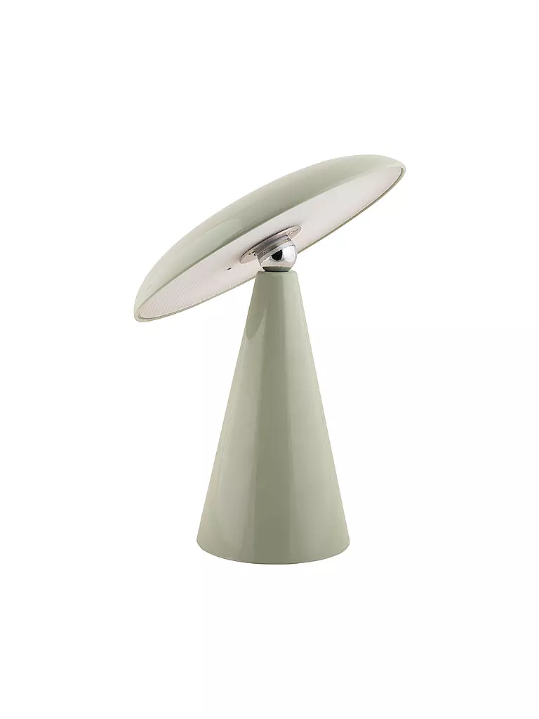 LEITMOTIV | Lampe de table LED PHOEBE 23cm Jade Grisé | Vert clair
