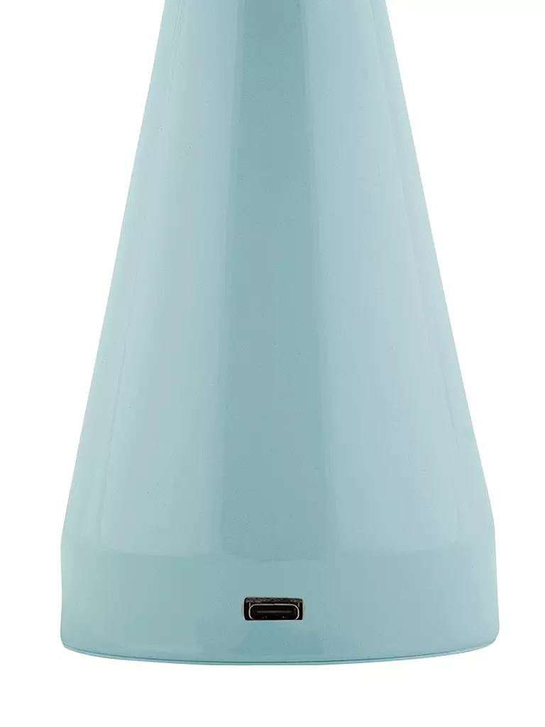 LEITMOTIV | Lampe de table LED RACHEL Iron Misty Blue | 