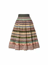 LENA HOSCHEK | Jupe à rubans SWING RIBBON | Vert