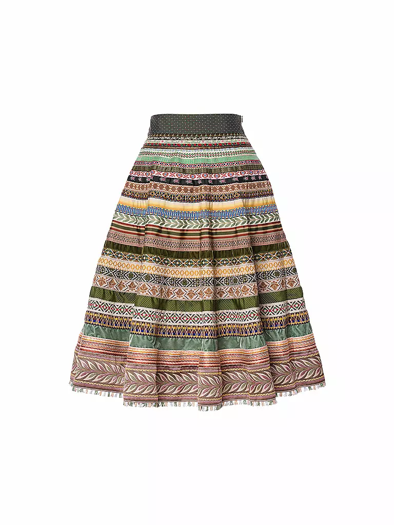 LENA HOSCHEK | Jupe à rubans SWING RIBBON | Vert