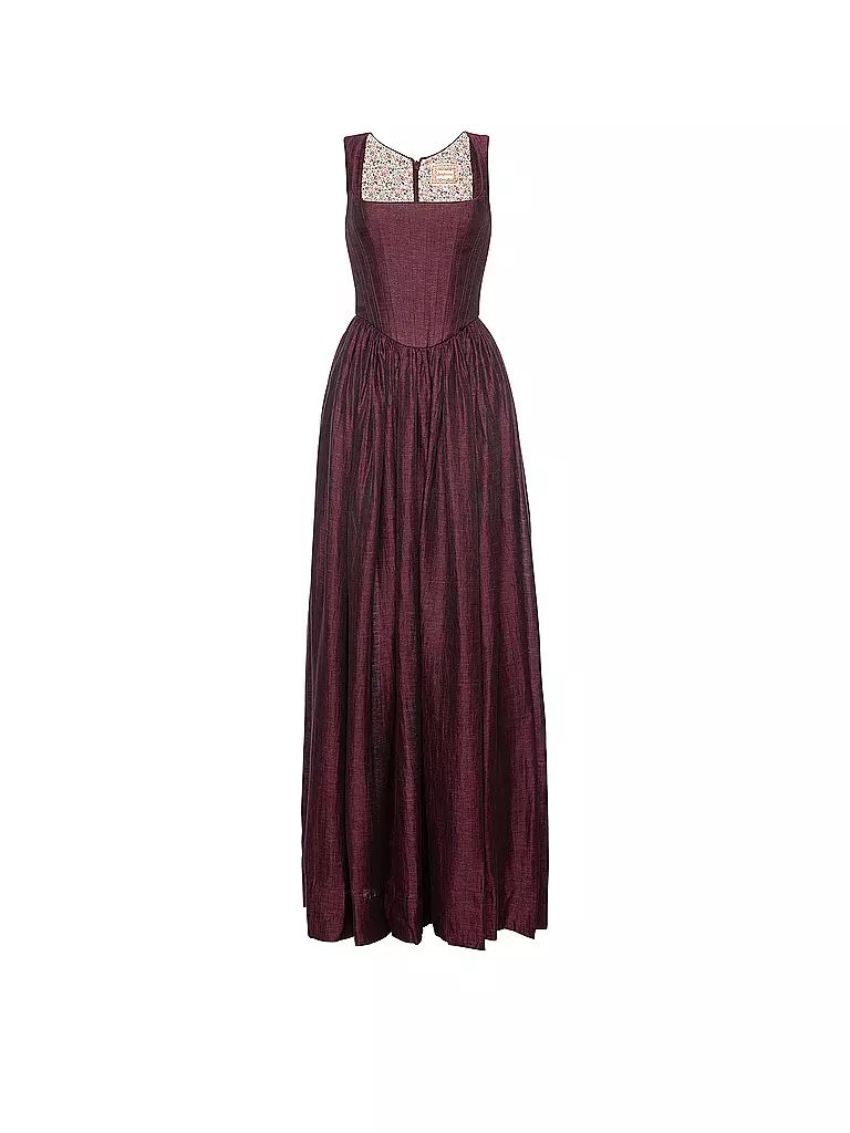 LENA HOSCHEK | Maxi-robe THEODORA | Rouge foncé