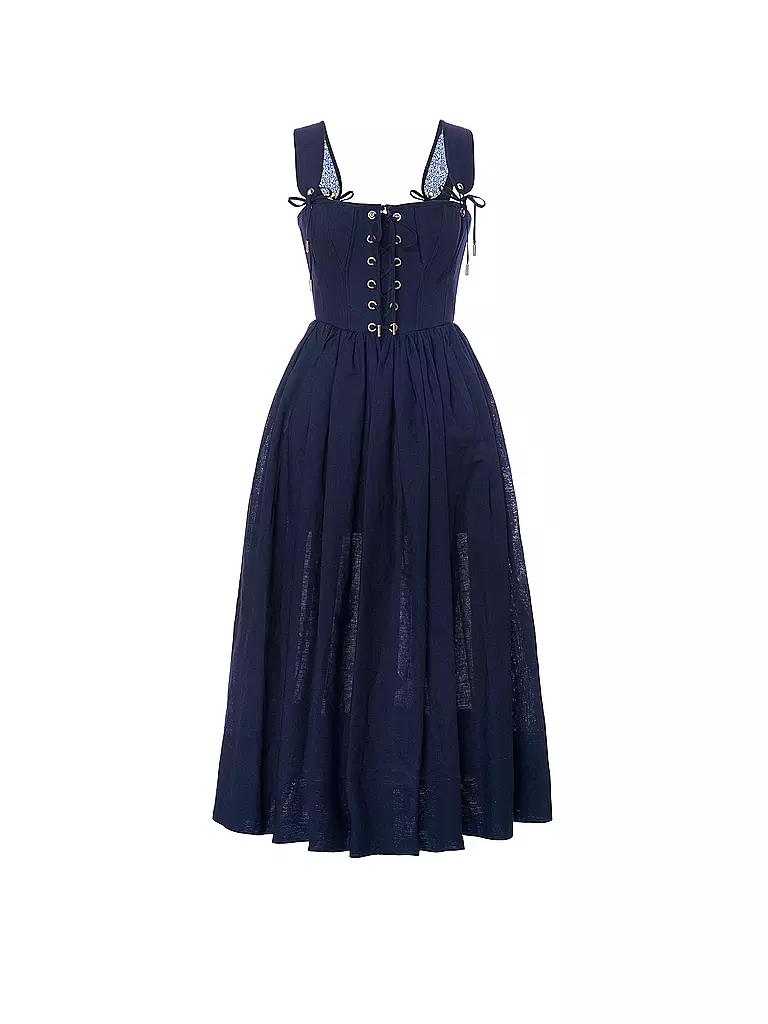 LENA HOSCHEK | Midikleid GIUSEPPINA | Bleu foncé