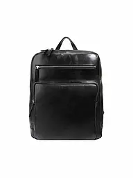 LEONHARD HEYDEN | Lederrucksack " Cambridge " | Noir