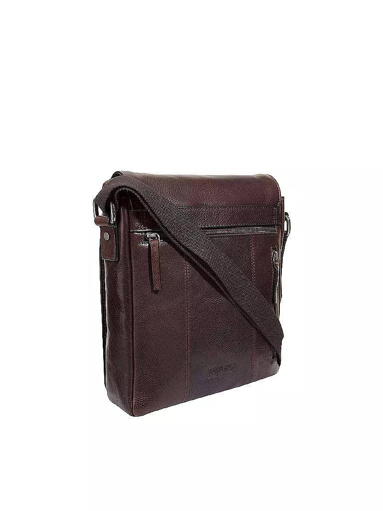 LEONHARD HEYDEN | Ledertasche - Umhängetasche " Roma " S | Marron