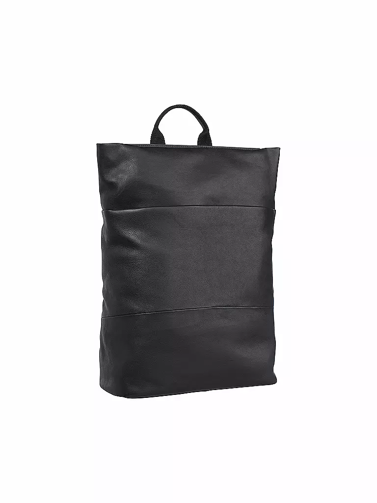 LEONHARD HEYDEN | Produktname: Sac à dos en cuir Hamburg | Noir