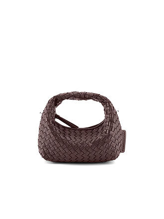 LES VISIONNAIRES | Sac en cuir - Mini Bag GRETA MICRO WEAVE SILKY