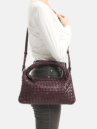 LES VISIONNAIRES | Sac en cuir - Sac à main SADIE WEAVE SILKY