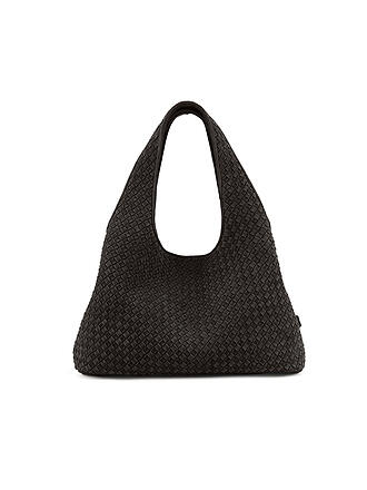 LES VISIONNAIRES | Sac en cuir - Sac hobo PAZ WEAVE COZY