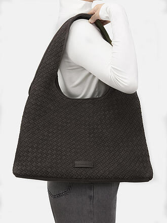 LES VISIONNAIRES | Sac en cuir - Sac hobo PAZ WEAVE COZY