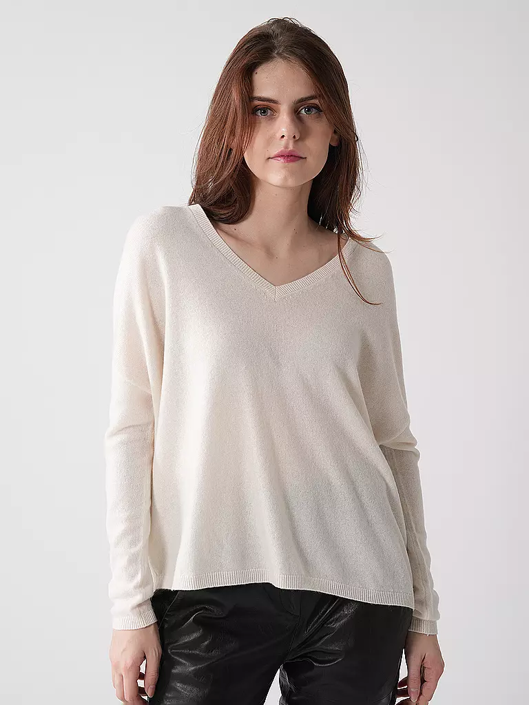 LES TRICOTS DE LEA | Kaschmirpullover MONJAKOE | Blanc