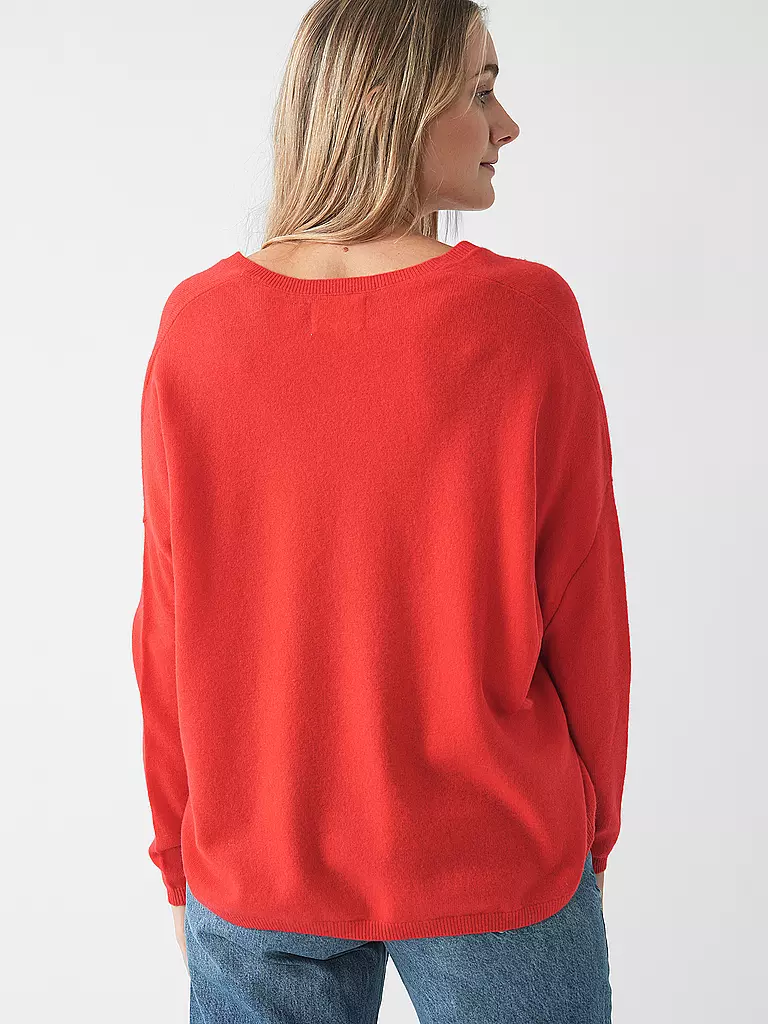 LES TRICOTS DE LEA | Kaschmirpullover MONJAKOE | Rouge