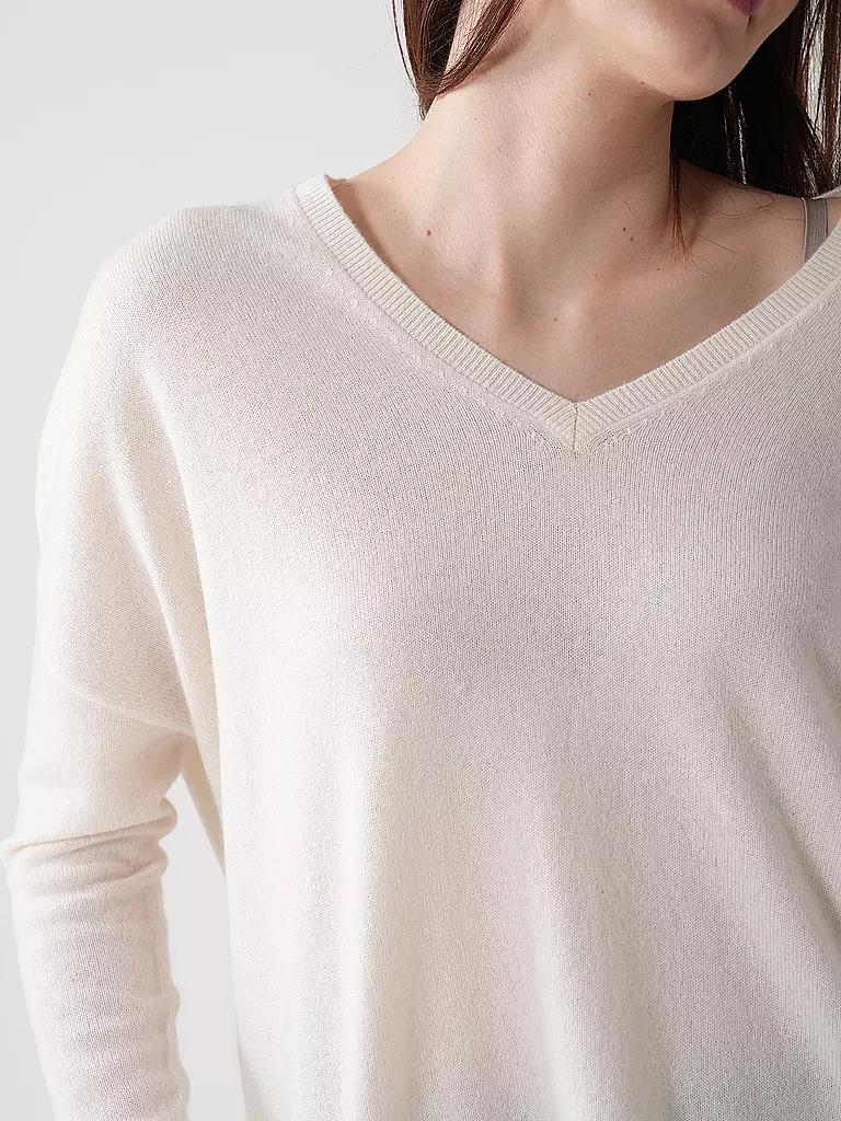 LES TRICOTS DE LEA | Kaschmirpullover MONJAKOE | Blanc
