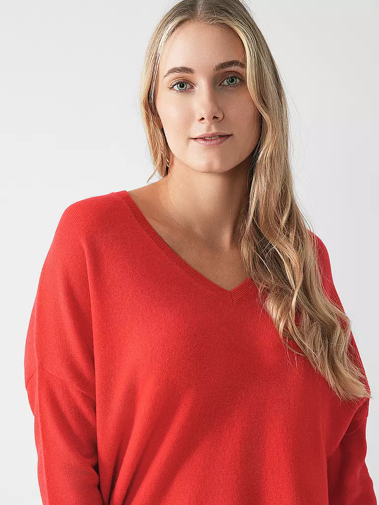 LES TRICOTS DE LEA | Kaschmirpullover MONJAKOE | Rouge