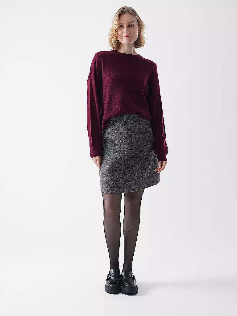 LES TRICOTS DE LEA | Pull en cachemire MAPOUPETTE | dunkelrot