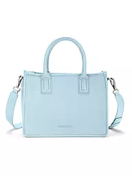 LES VISIONNAIRES | Ledertasche - Tote Bag LENA SILKY Medium | Bleu clair