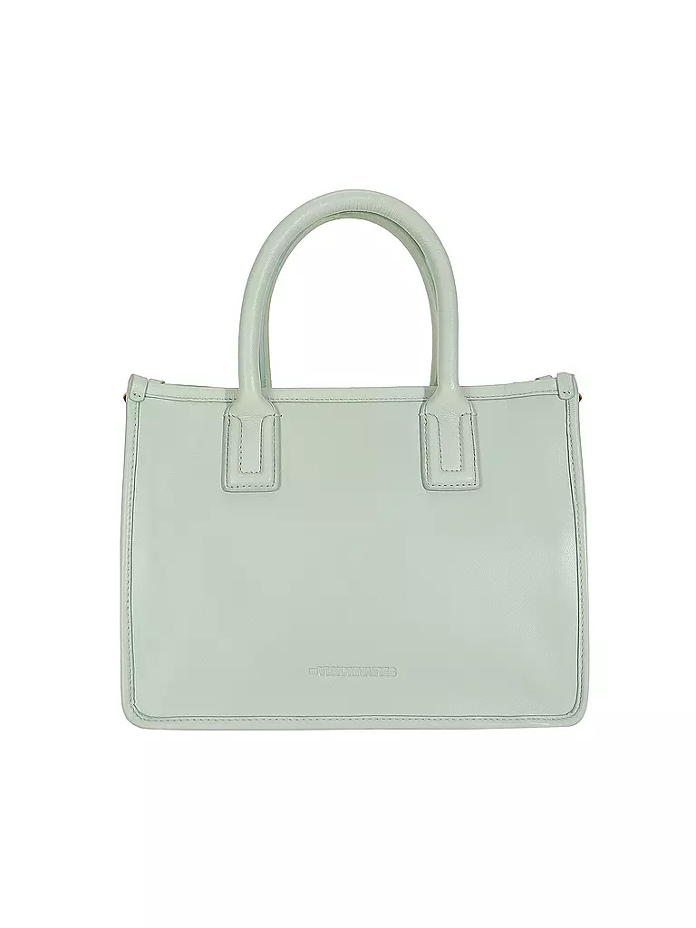 LES VISIONNAIRES | Ledertasche - Tote Bag LENA SILKY Medium | Menthe