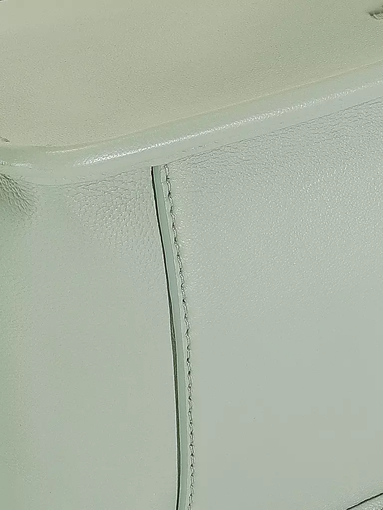 LES VISIONNAIRES | Ledertasche - Tote Bag LENA SILKY Medium | Menthe