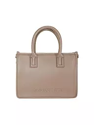 LES VISIONNAIRES | Sac en cuir - Tote Bag LENA SILKY | Camel