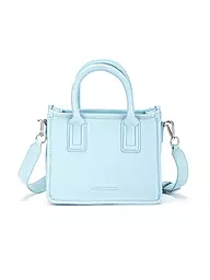 LES VISIONNAIRES | Ledertasche - Tote Bag LENI SILKY Small | Bleu clair