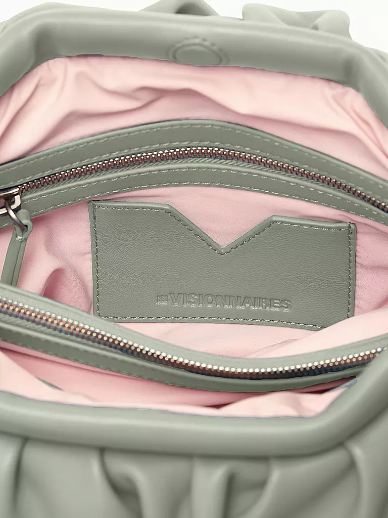 LES VISIONNAIRES | Ledertasche - Umhängetasche LUCY | Vert clair