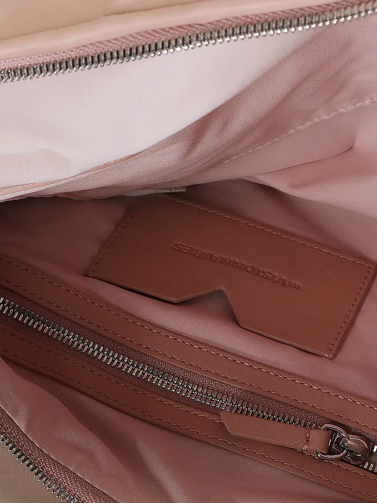 LES VISIONNAIRES | Sac en cuir - Hobo GRETA ESSENTIAL SILKY | Rose