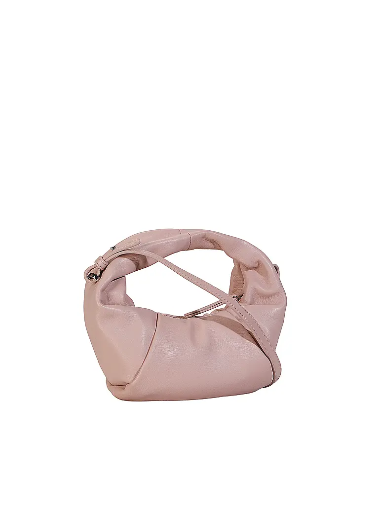 LES VISIONNAIRES | Sac en cuir - Mini Sac GRETA MINI ESSENTIAL SILKY | Rose