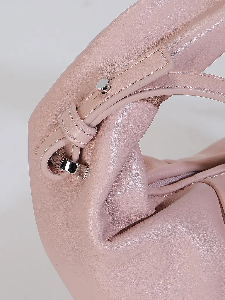 LES VISIONNAIRES | Sac en cuir - Mini Sac GRETA MINI ESSENTIAL SILKY | Rose