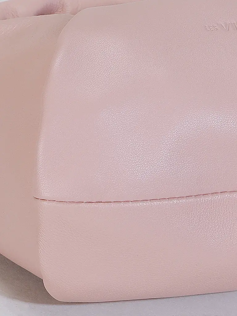 LES VISIONNAIRES | Sac en cuir - Mini Sac GRETA MINI ESSENTIAL SILKY | Rose