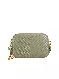 LES VISIONNAIRES | Sac en cuir - Mini Sac LOLA QUILTING | Vert foncé