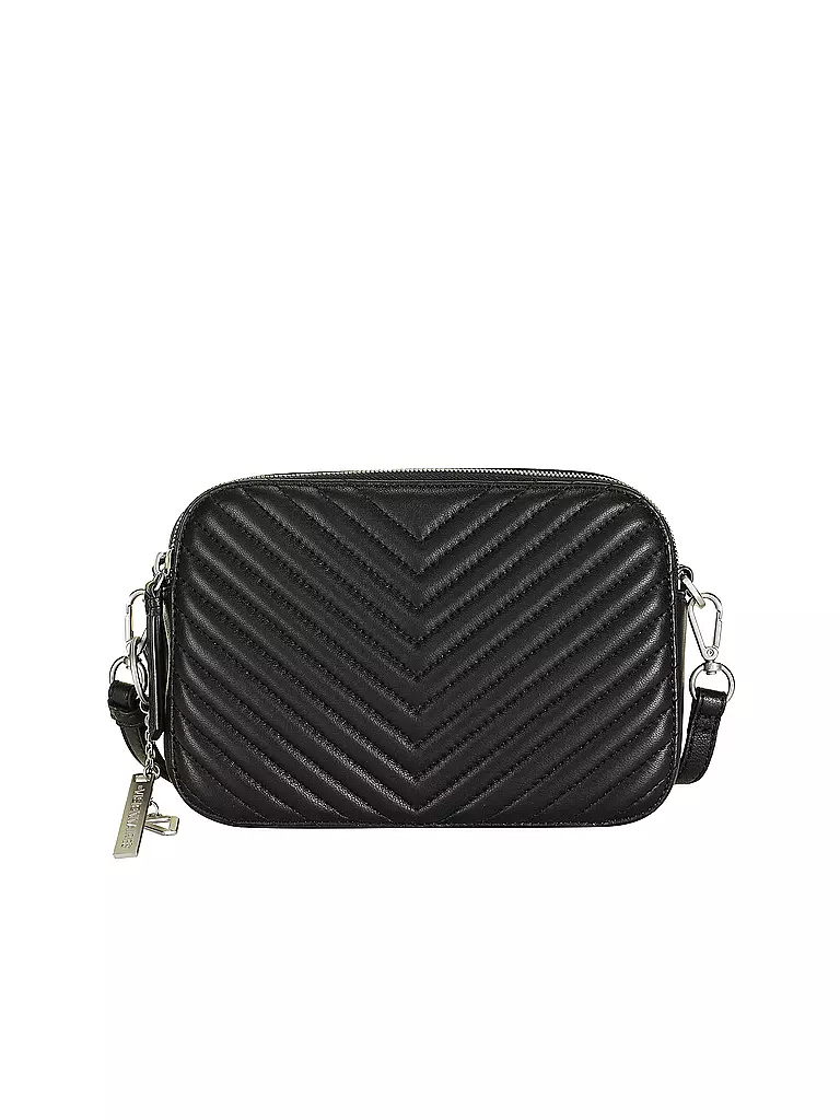 LES VISIONNAIRES | Sac en cuir - Mini Sac LOLA QUILTING | Noir
