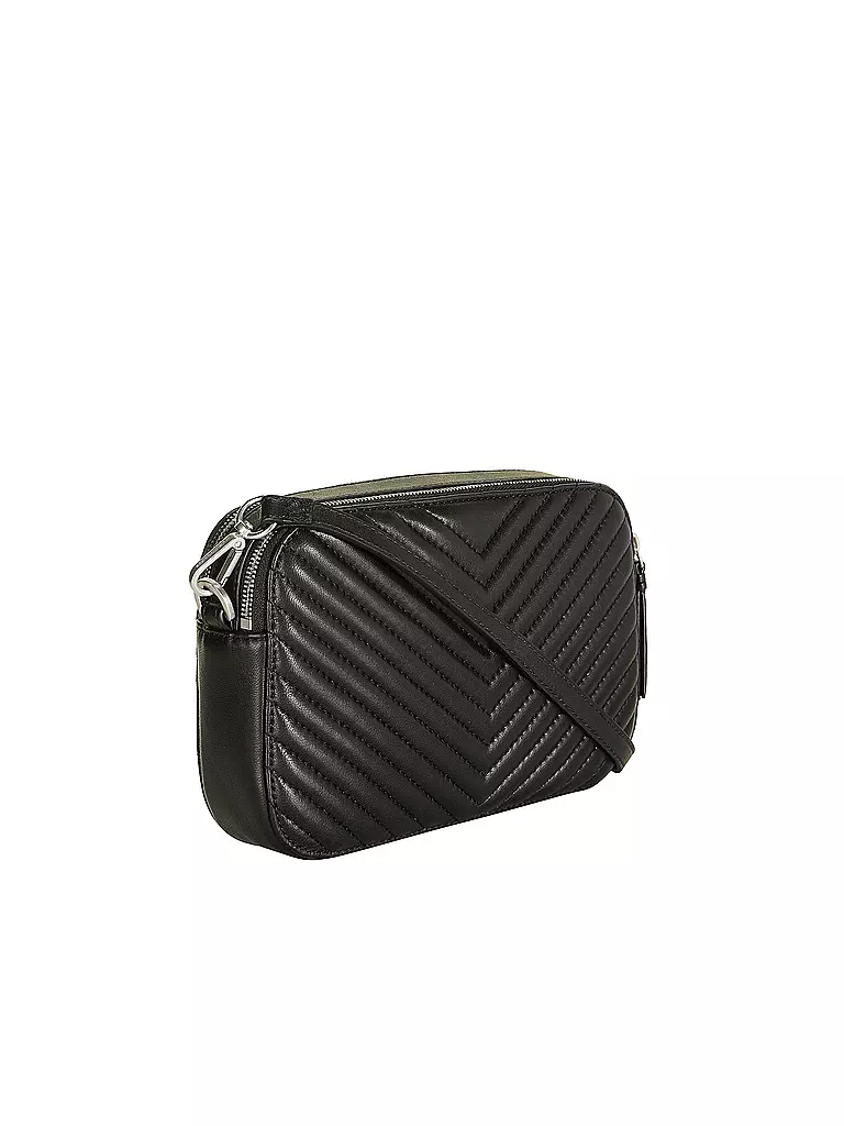 LES VISIONNAIRES | Sac en cuir - Mini Sac LOLA QUILTING | Noir