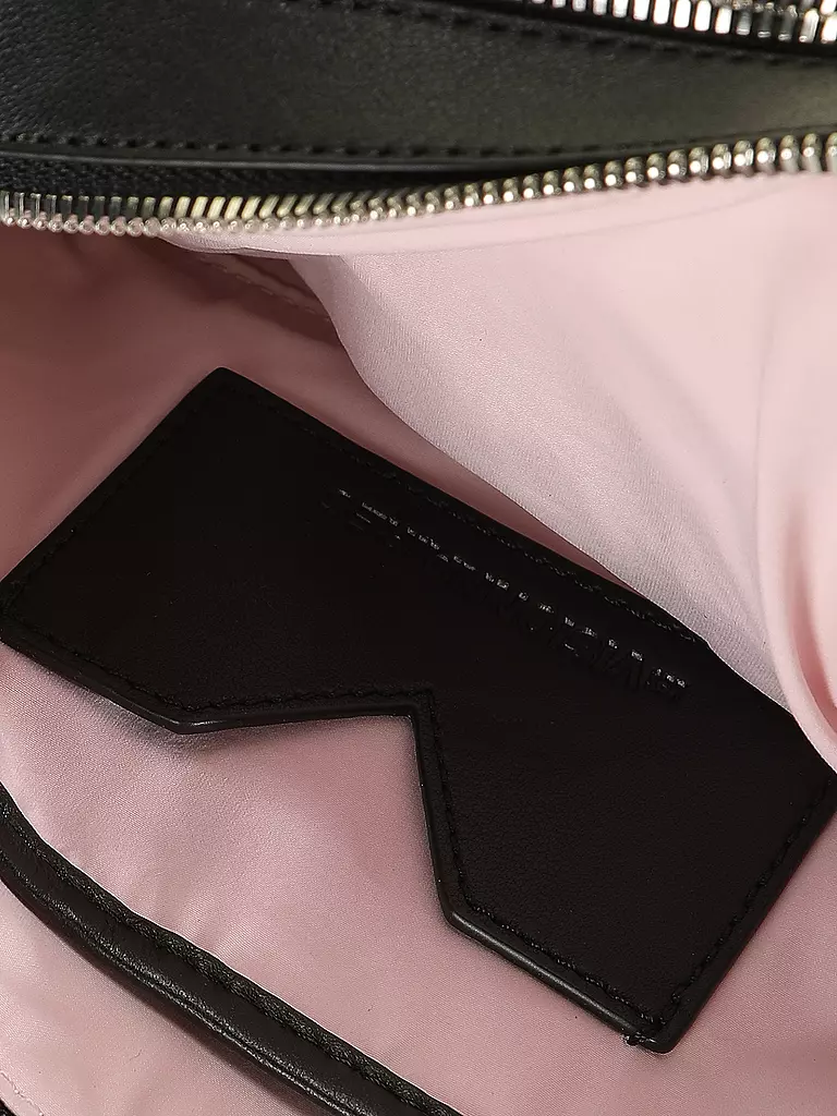 LES VISIONNAIRES | Sac en cuir - Mini Sac LOLA QUILTING | Noir