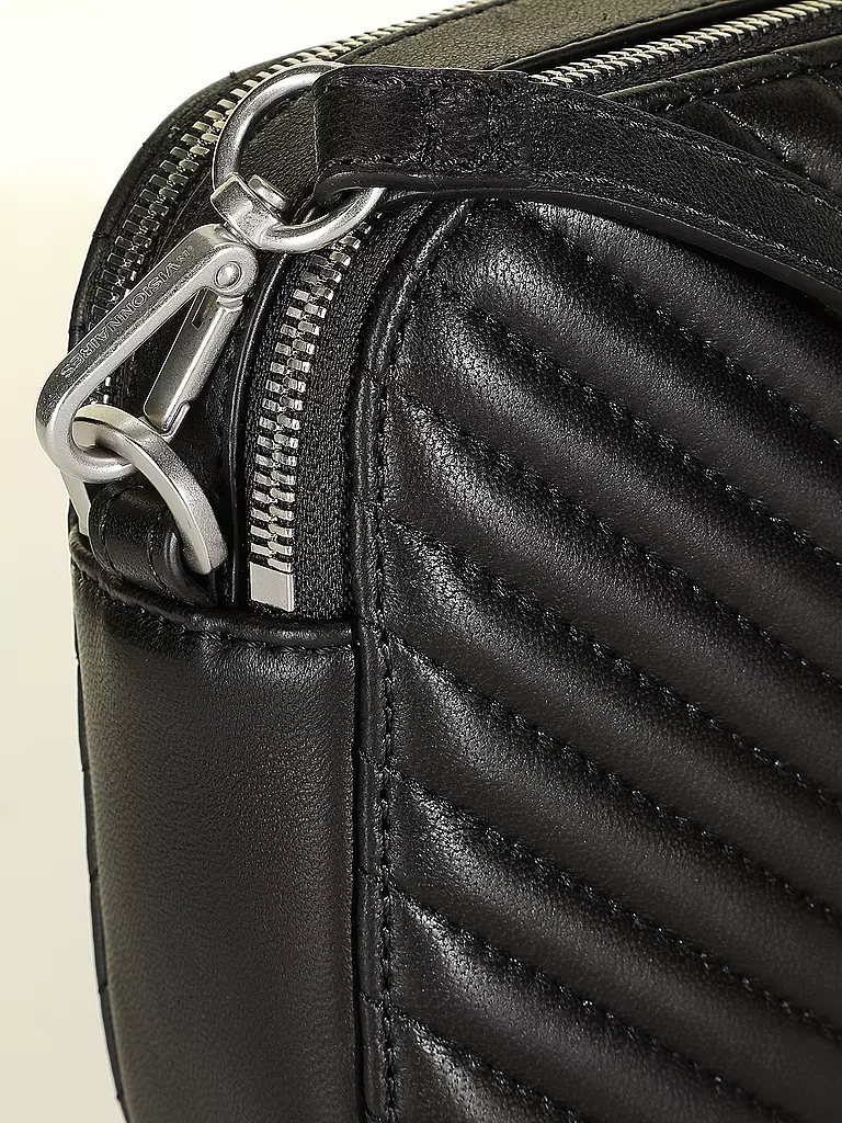 LES VISIONNAIRES | Sac en cuir - Mini Sac LOLA QUILTING | Noir